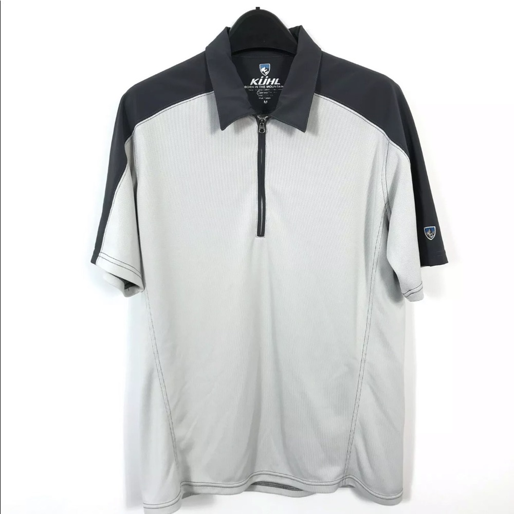 KUHL Men's Gray Polo Shirt